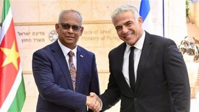 وزيرة الخارجية الإسرائيلي ونظيره من سورينام