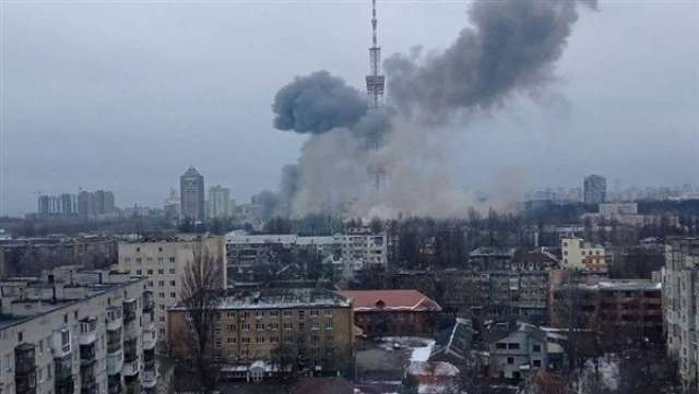انفجارات تهز العاصمة الأوكرانية كييف
