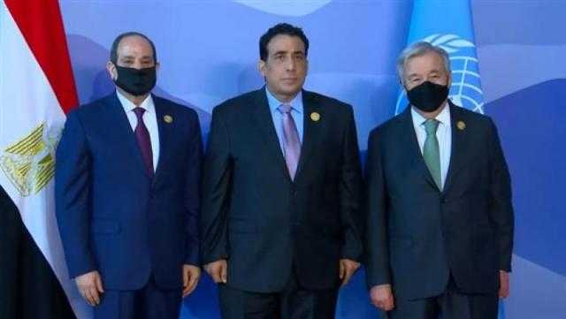 رئيس المجلس الرئاسي الليبي يصل لمقر انعقاد قمة المناخ «كوب 27»