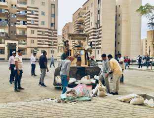 تحرك ميداني موسع للارتقاء بجودة خدمات النظافة والزراعة حول عمارات سكن لكل المصريين بـ ”حدائق العاصمة”